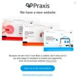 Praxis Cashier launched new website and becomes PraxisTech